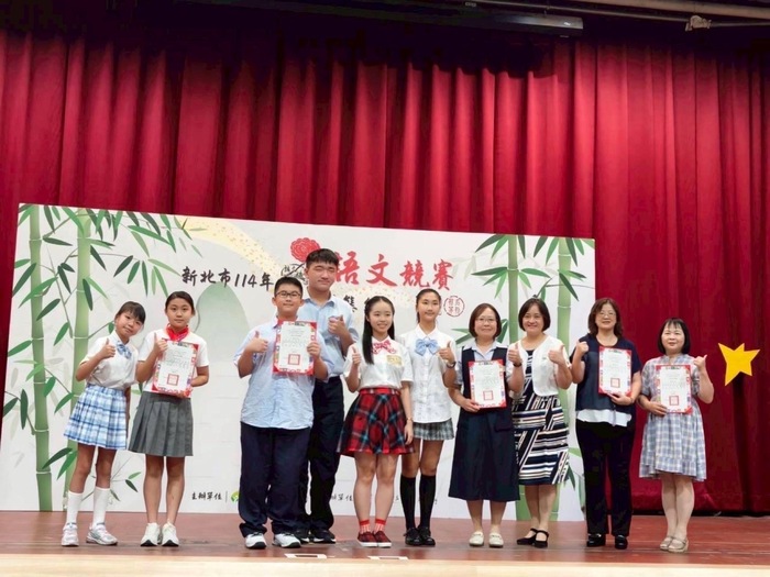 巫瑞媛老師參加客語朗讀市賽榮獲第1名