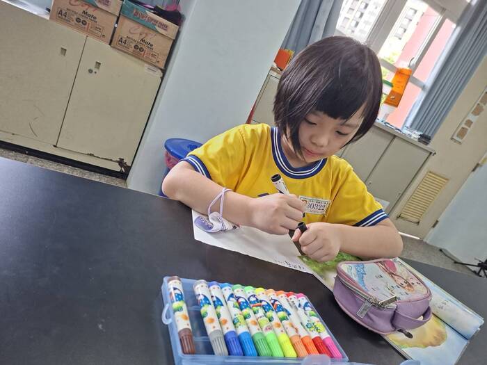 學生寫冬至學習單