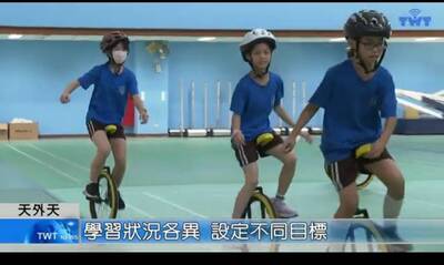 電視台媒體~二重獨輪社團 開發多元運動1140708天外天新聞圖片