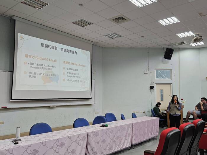 在校務會議進行宣導