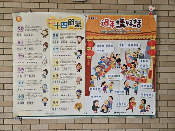 本土語情境布置(走廊)